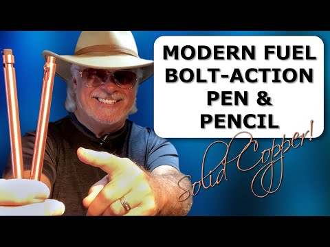 , title : 'Modern Fuel Solid Copper Bolt Action Pen and Pencil Unboxing and Review 2021