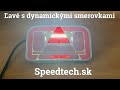 Združené LED svetlo 12V / 24V - ľavé s dynamickými smerovkami ECER (140x240x37mm) - Video Youtube