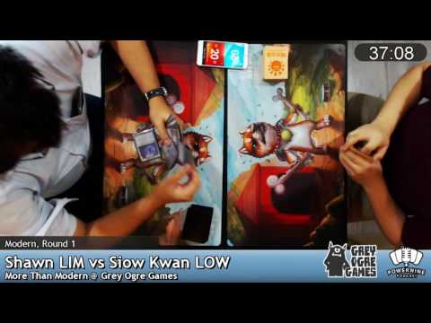 20161116 More Than Modern Round 1 - Affinity vs Skred Red