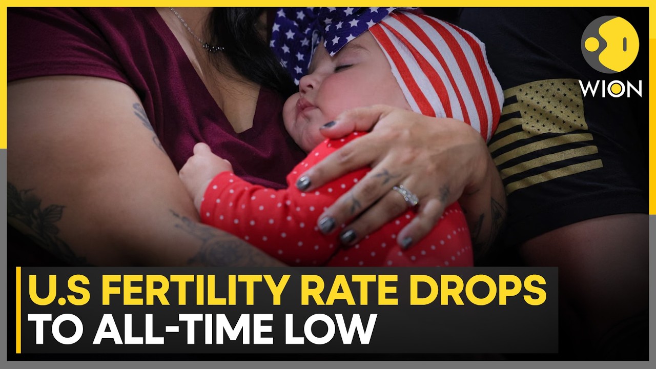 Report: US Fertility Rate Hits All-Time Low | WION News