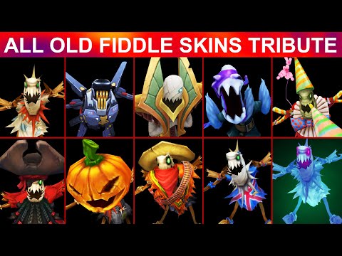 All Fiddlesticks Skins Tribute Before Rework (R.I.P. 2009 - 2020) - League of Legends