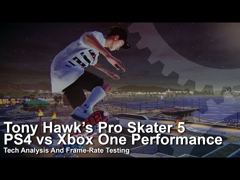 Tony Hawk's Pro Skater 5 PS4 vs Xbox One Frame-Rate Test