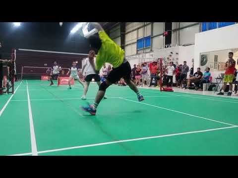 smashers badminton tournament  Dubai mixed dubbel final🏸