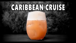 The Caribbean Cruise Cocktail – Taste the Tropics in One Sip! 🍍🌴