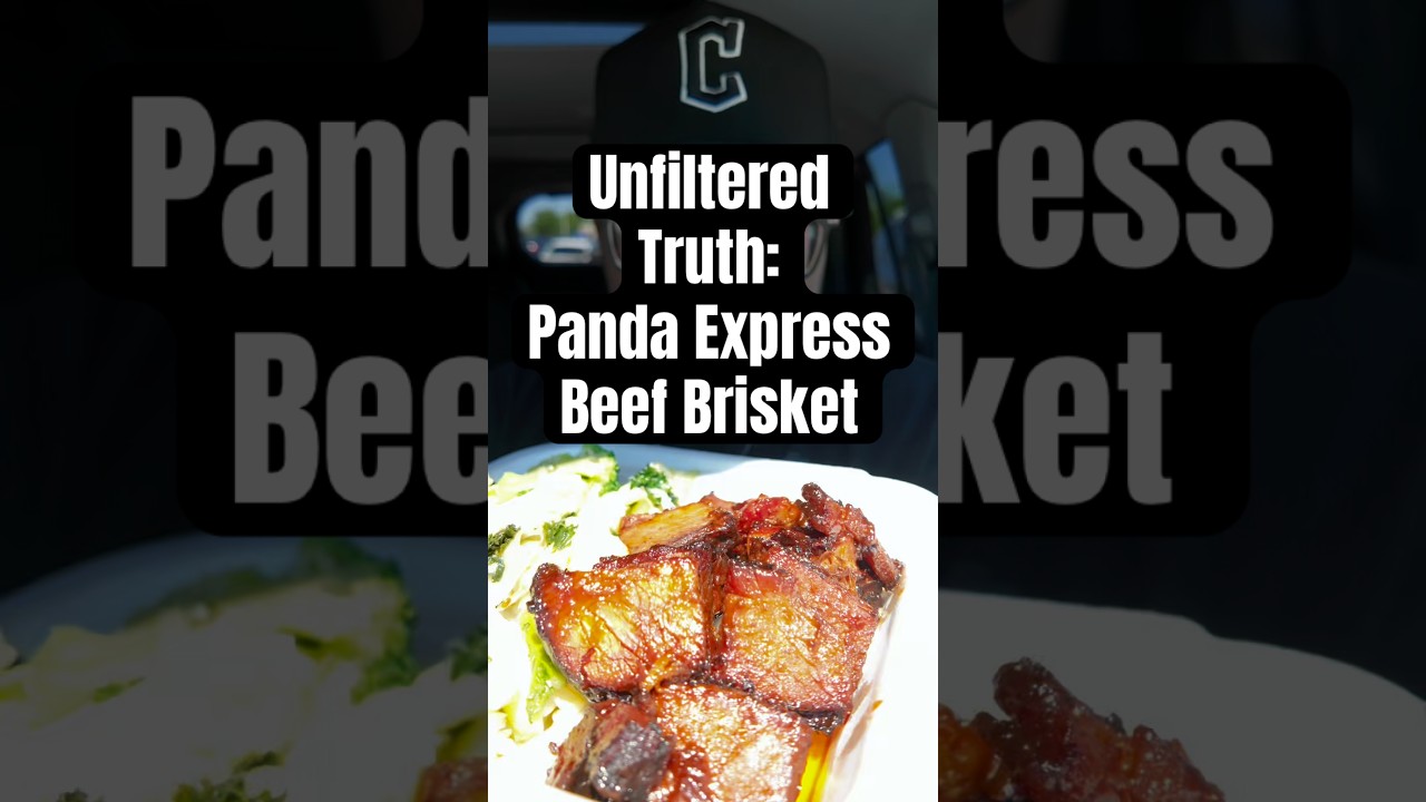 Unedited Truth: Panda Express Beef Brisket. #foodreview #bbq #foodie