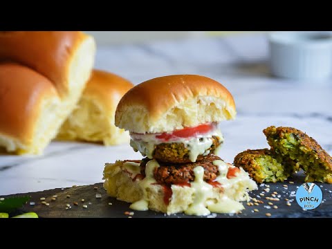 How to make Falafel Slider | Tahini mayo for burgers