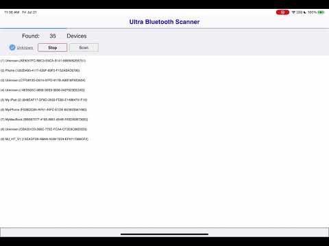 Ultra Bluetooth Scanner
