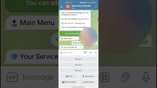 Menubuilder Bot In telegram | How to create chatbot