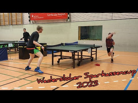Freundschaftlich mit gegenseitigem Respekt - Wadersloher Sparkassencup - Leon Wonsak vs Lars Kriegel