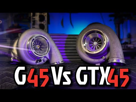 Garrett G45 vs GTX45 Turbo Comparison