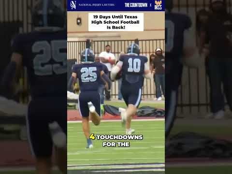 Posting 1 play every day until Texas High School Football is back! 19 Days left!