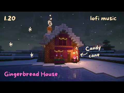 Gingerbread House Build - Minecraft Longplay 1.20