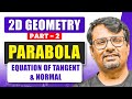 PARABOLA Definition Concept Of Tangent Normal Of Parabola 2D GEOMETRY By GP Sir