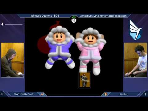 MMOM151 SSBM - Pretty Good (Ice Climbers) vs. Golden (C. Falcon) - Melee WQF