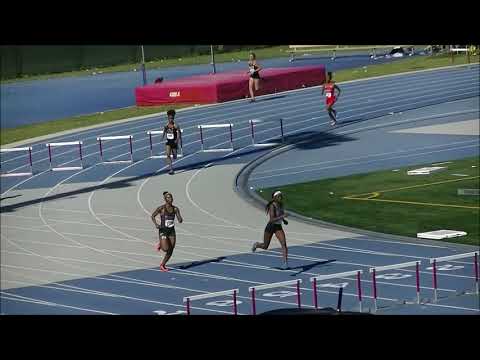 Girls 300 Meter Hurdles Heat 7 Prelim Sam Burley Hall of Fame - 3/2/2019