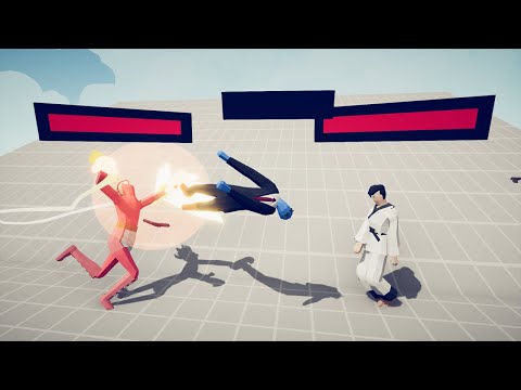 TAEKWONDO CHAMPION & SUPER BOXER 2 vs 2 UNITS - TABS - Totally Accurate Battle Simulator