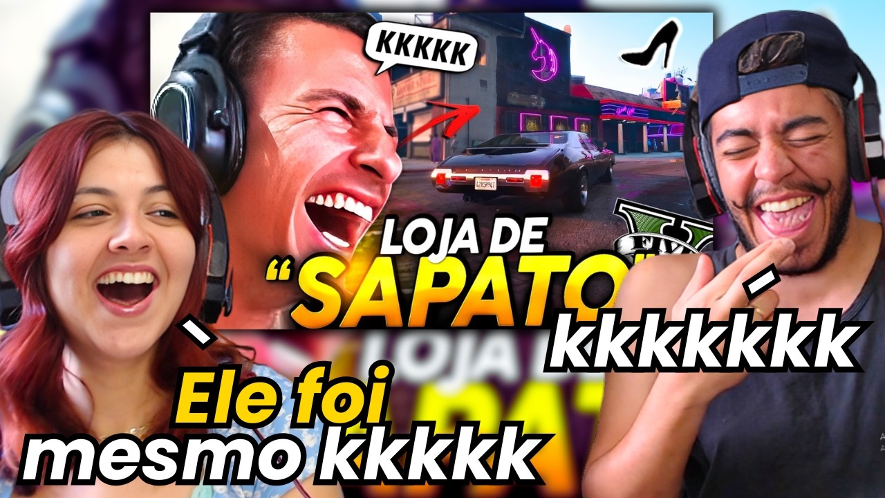 SUPER XANDÃO CONHECEU A "LOJA DE SAPATO" no GTA 5 KKKKKKKKKKK | REACT