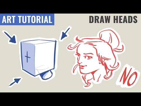 How to draw the head in any angle