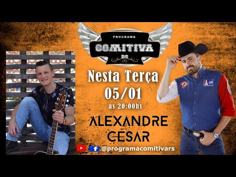 Alexandre César ao vivo no Programa Comitiva RS