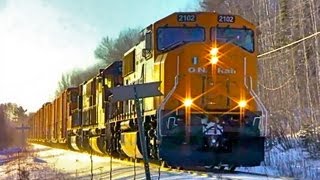 preview picture of video '[HD] Ontario Northland Freight 113'