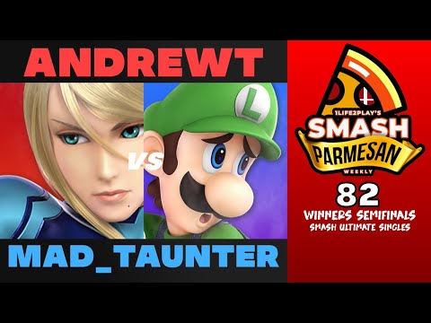 AndrewT vs Mad_Taunter - Smash Ultimate Singles Winners Semifinals Smash Parmesan 82 - Zero Suit Sam