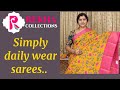 Rekha Collections Surekha Reddy Semi Chenderi Beautiful Colors And Design S