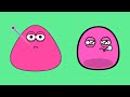 Pou vs MyBoo - El pou y Boo juegan con los mismos colores.