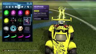 Rocket League Saffron Hexphase!