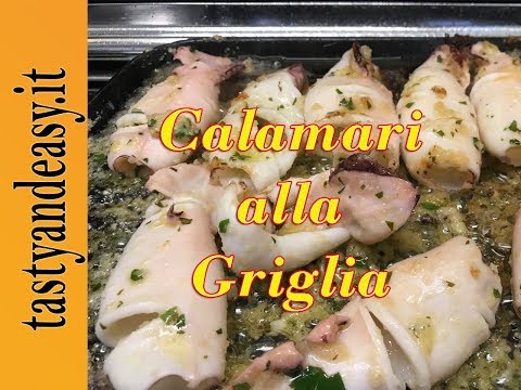 Calamari alla Griglia - Ricetta Come quella del Ristorante