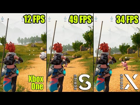 PALWORLD Xbox One vs. Series S vs. Series X Comparison  | Graphics Loading FPS