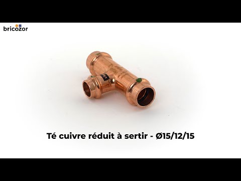 Té cuivre réduit à sertir VIEGA