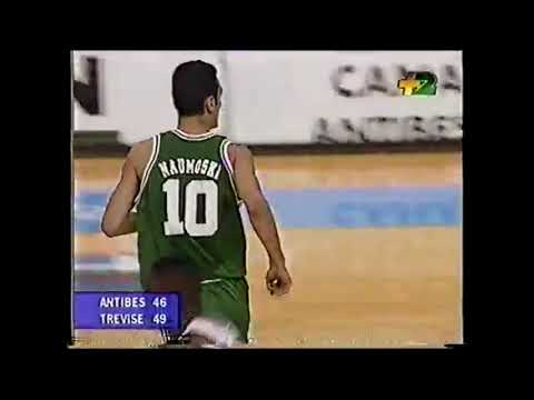Petar Naumoski 1995 G2 European Cup Semifinal Olympique Antibes- Benetton Treviso