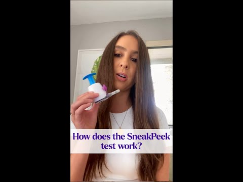 How does the SneakPeek test work?