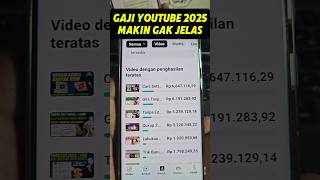 Download lagu INFO TERBARU‼️Penghasilan YOUTUBE 2025 Makin Gak Jelas mp3