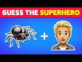 Guess the Superhero by Emoji | Marvel & DC Superheroes Emoji Quiz 🦸‍♂️