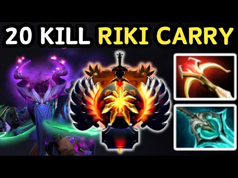 🔥 PURE INVISIBILITY CHAOS — 20 KILL RIKI CARRY STRIKES FROM THE SHADOWS | DOTA 2 🔥