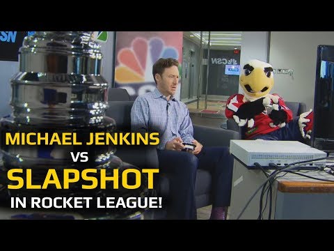 Michael Jenkins vs Slapshot in Rocket League!
