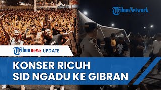 Detik-detik Konser Musik di De Tjolomadoe Ricuh Gegara EO Tak Bisa Bayar Vendor, SID Ngadu ke Gibran