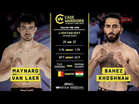 Bahez Khoshnaw vs Maynard van Laer full fight