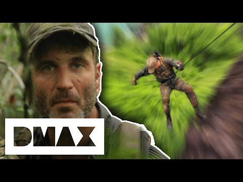Joel Forced To Jump Off Cliff To Escape Hunters | Manhunt With Joel Lambert