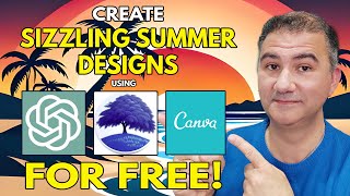 Creating and Scaling Summer Designs Using ChatGpt, Blue Willow and Canva