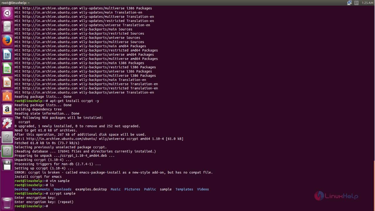 How to Encrypt and Decrypt Files using Ccrypt Command