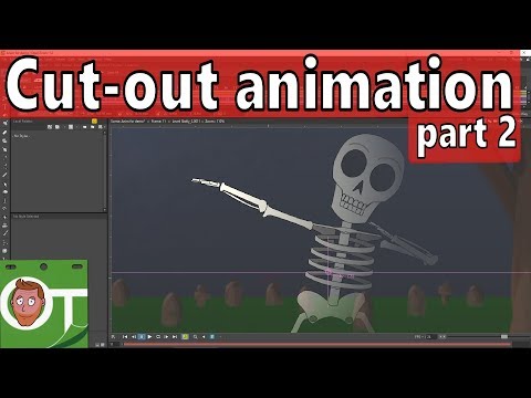 Cut-out animation part 2 - More rigging tips - OpenToonz Tutorial