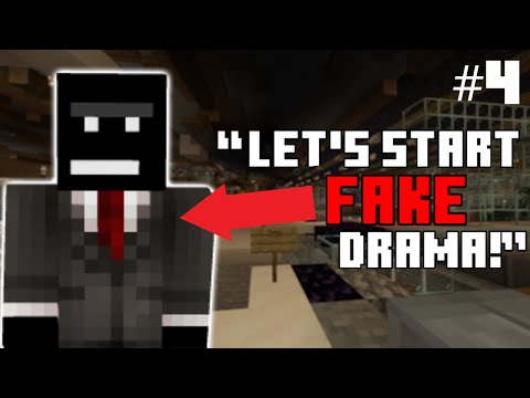 YOUTUBER wants FAKE DRAMA! Minecraft No Hack Anarchy (SimplyVanilla) #4