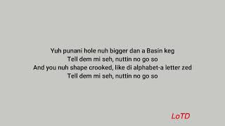 Notch - Nuttin No Go So (lyrics)
