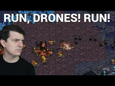 StarCraft 1: PURE ATTACKING - Mihu vs Fengzi | RISS