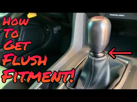 How to Change Shift Knobs and Avoid Shift Boot Sag | 2018 Honda Civic Hatchback