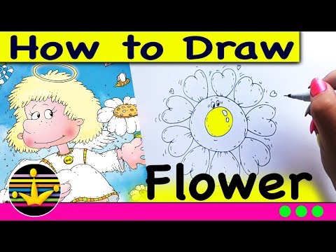 How to draw a Flower | Easy | step by step | Aija Jasuna