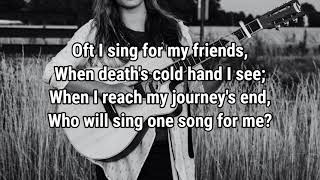 Who Will Sing for Me (Lyrics)  - Cheryl Smith