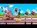 A Railroad Crossing That Replaces Broken Parts With Mushrooms Bahnübergang
